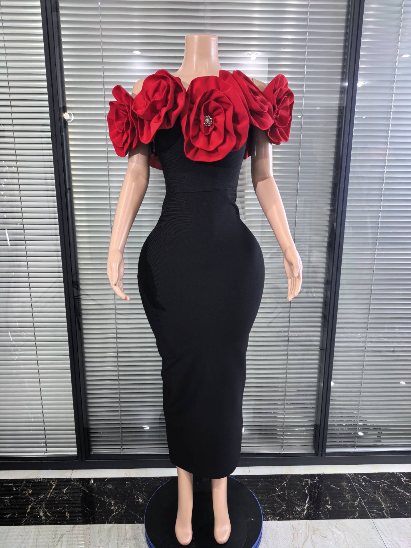 Women'S Red Formal Wear - Red White Women Sexy Strapless Big