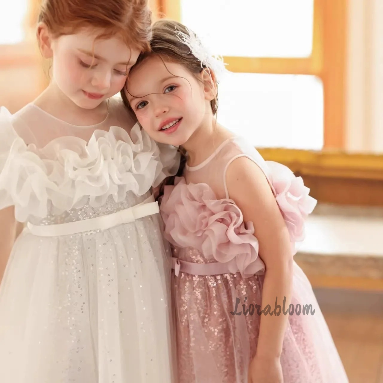 Girls' Pink Wavy Tulle Formal  - Formal Skirt 评论和价格