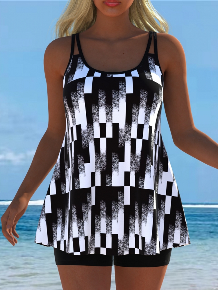 New Tankini Swimwears Tankini  - Womens Suit 评论和价格