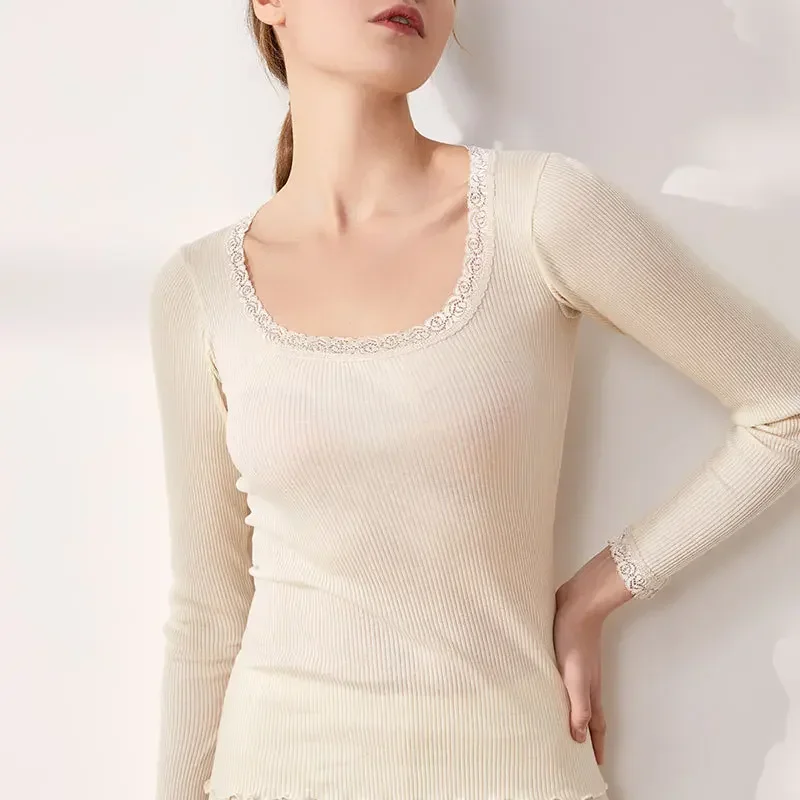 Autumn and Winter Mulberry Sil - Silk Blouse 评论和价格
