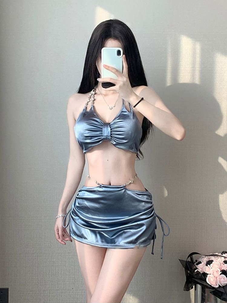 Women's Elegant Thin Strap Bik - Womens Suit 评论和价格