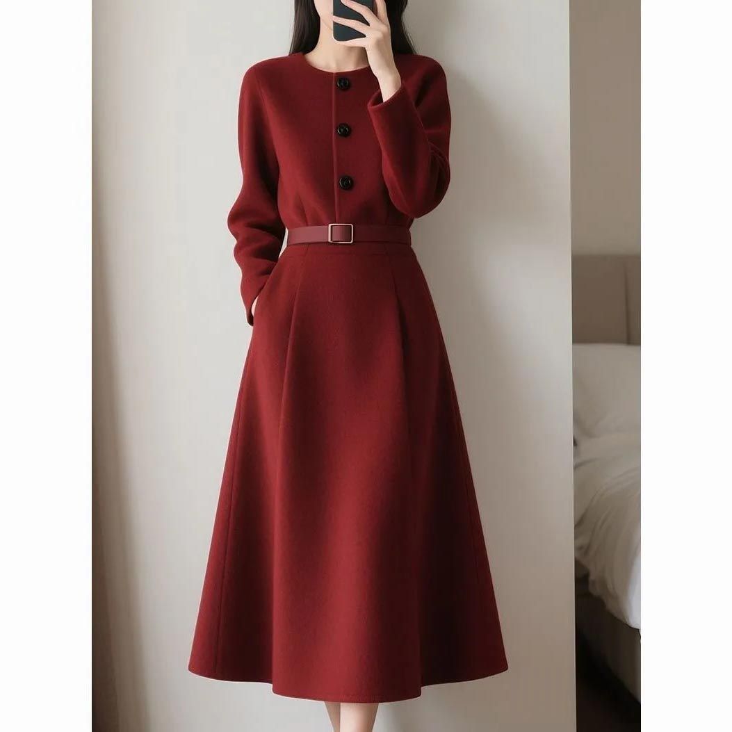 Red Retro High-end Feeling Wai - Women'S Red Formal Wear 评论和价格