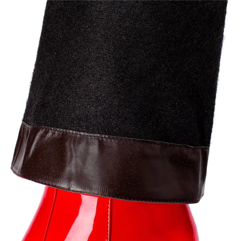 Red White Patent Leather Women - Women'S Red Formal Wear 评论和价格