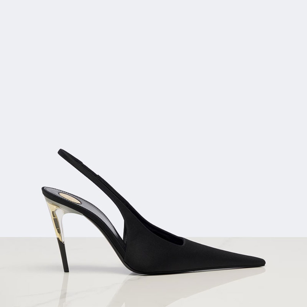 Women Satin Pointed‑Toe Stilet - Formal Dress 评论和价格