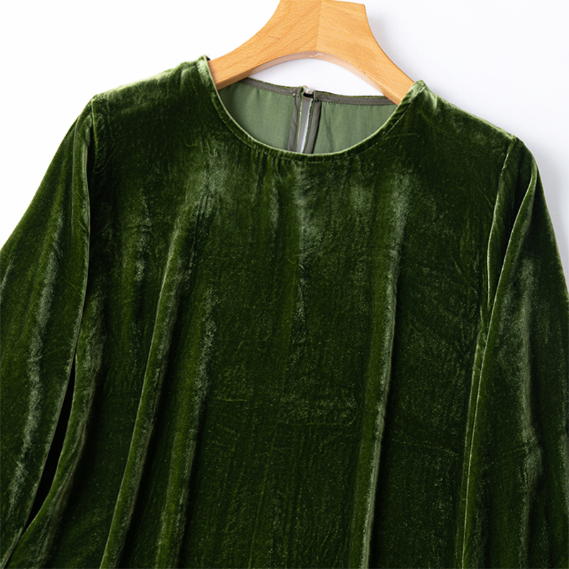 Women Silk Velvet Blouse 100%  - Silk Blouse 评论和价格