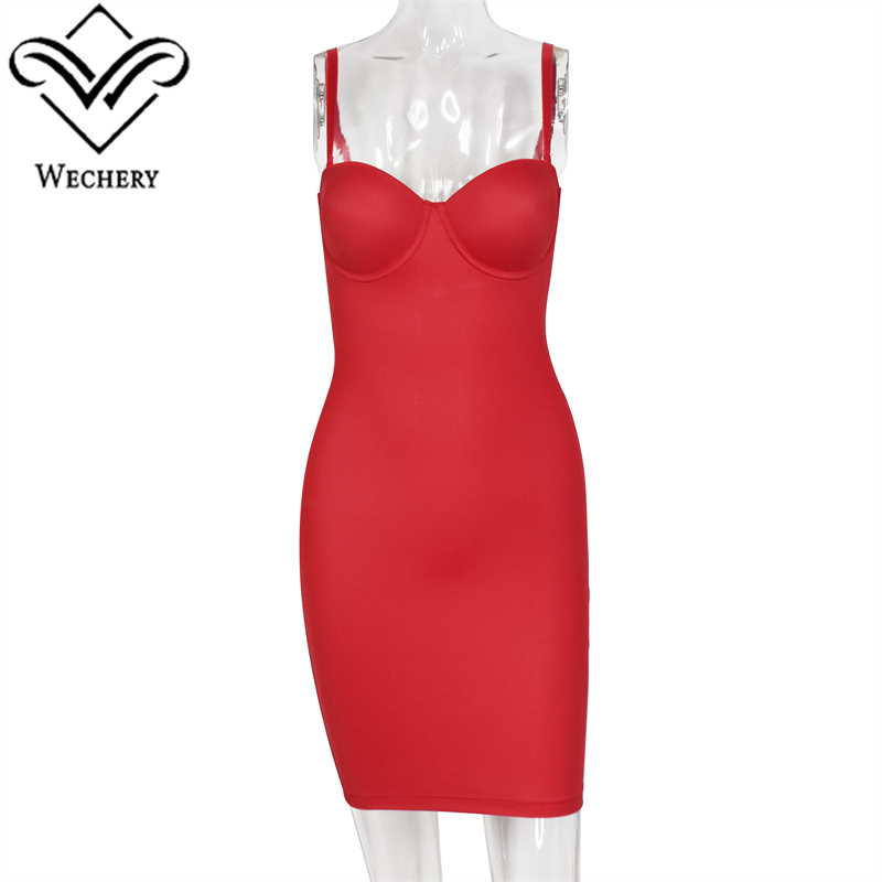 Wechery Red Dresses For Women  - Women'S Red Formal Wear 评论和价格
