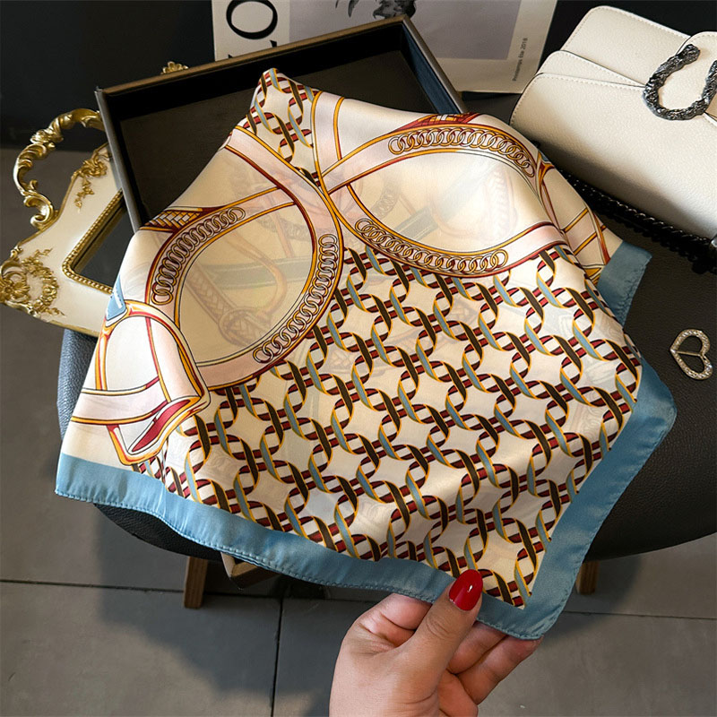 Luxury Female Square Scarf Cha - Silk Blouse 评论和价格