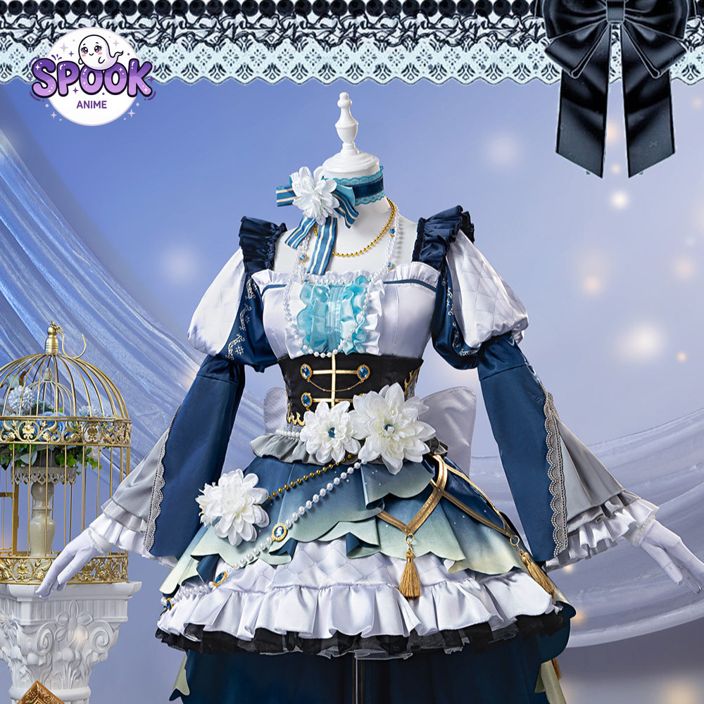 Blue White Lolita Dress Sayo H - Evening Gown 评论和价格